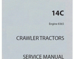 New Holland CE Dozers model 14C Service Manual