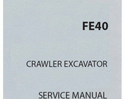 Fiat Allis Tractors model FE40 Service Manual