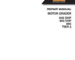 Case Motor graders model 885 Service Manual