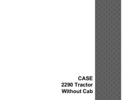 Parts Catalog for Case IH Tractors model 2290