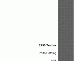 Parts Catalog for Case IH Tractors model 2290