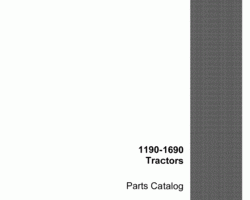 Parts Catalog for Case IH Tractors model 1490