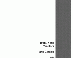 Parts Catalog for Case IH Tractors model 1390
