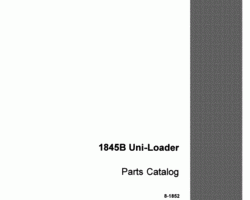 Parts Catalog for Case IH Skid steers / compact track loaders model 1845B
