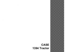 Parts Catalog for Case IH Tractors model 1394