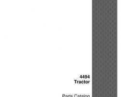 Parts Catalog for Case IH Tractors model 4494