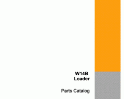 Parts Catalog for Case Wheel loaders model W14B