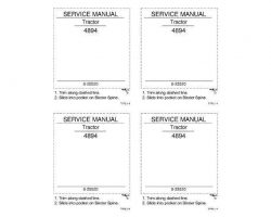 Service Manual for Case IH Tractors model 4894