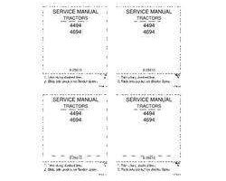 Service Manual for Case IH Tractors model 4694