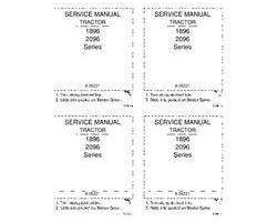 Service Manual for Case IH Tractors model 2096