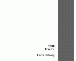 Parts Catalog for Case IH Tractors model 1896