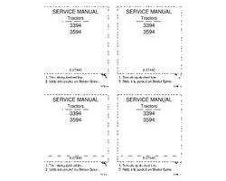 Service Manual for Case IH Tractors model 3394