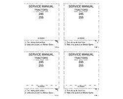 Service Manual for Case IH Tractors model 245