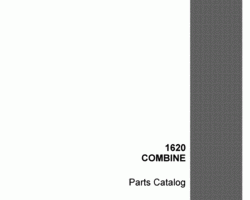 Parts Catalog for Case IH Combine model 1620