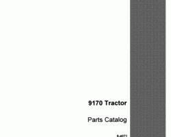 Parts Catalog for Case IH Tractors model 9170