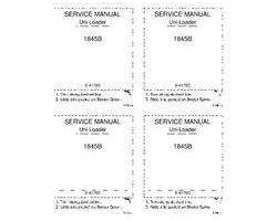 Service Manual for Case IH Skid steers / compact track loaders model 1845B