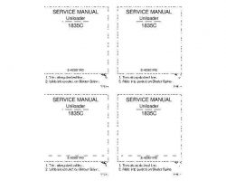 Case Skid steers / compact track loaders model 1835C Service Manual