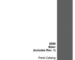 Parts Catalog for Case IH Balers model 8550