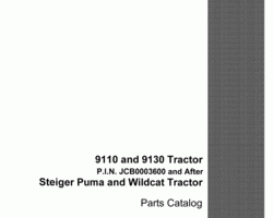 Parts Catalog for Case IH Tractors model 9130
