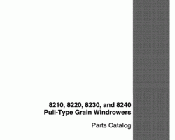 Parts Catalog for Case IH Windrower model 8240