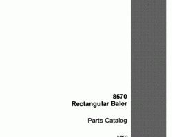 Parts Catalog for Case IH Balers model 8570