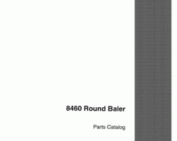 Parts Catalog for Case IH Balers model 8460