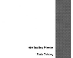 Parts Catalog for Case IH Planter model 950