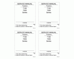 Service Manual for Case IH Tractors model 7210