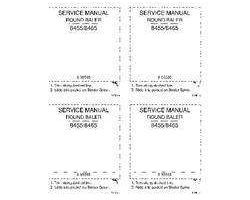 Service Manual for Case IH Balers model 8460