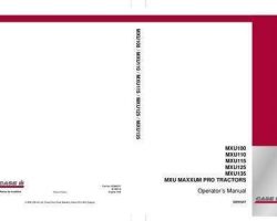 Operator's Manual for Case IH Tractors model 125