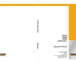 Case Telehandlers model TX842 Operator's Manual