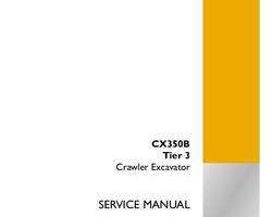 Case Excavators model CX350B Service Manual