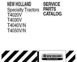 Parts Catalog for New Holland Tractors model T4020V
