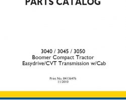 Parts Catalog for New Holland Tractors model 3040