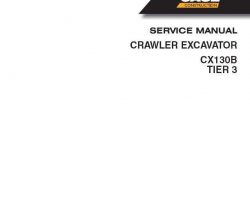 Case Excavators model CX130B Service Manual