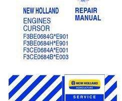 Service Manual for New Holland Engines model F3CE0684B