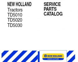 Parts Catalog for New Holland Tractors model TD5020