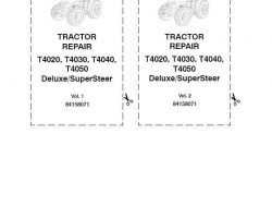 Service Manual for New Holland Tractors model T4020