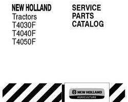 Parts Catalog for New Holland Tractors model T4030F