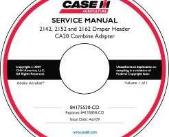 Service Manual on CD for Case IH Headers model 2142