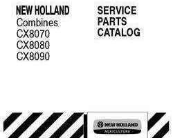 Parts Catalog for New Holland Combine model CX8080