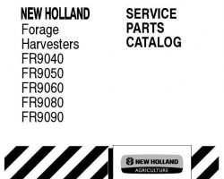 Parts Catalog for New Holland Harvesting equipment model FR9040