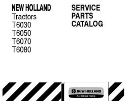 Parts Catalog for New Holland Tractors model T6030