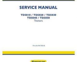 Service Manual for New Holland Tractors model TD5020