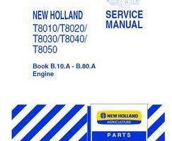 Service Manual for New Holland Tractor model T8040