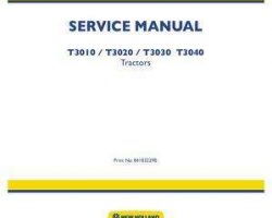 Service Manual for New Holland Tractors model T3020