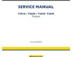 Service Manual for New Holland Tractors model T3030