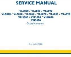 Service Manual for New Holland Harvesting equipment model VL6090