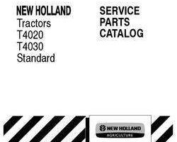 Parts Catalog for New Holland Tractors model T4030