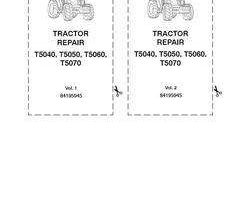Service Manual for New Holland Tractors model T5050
